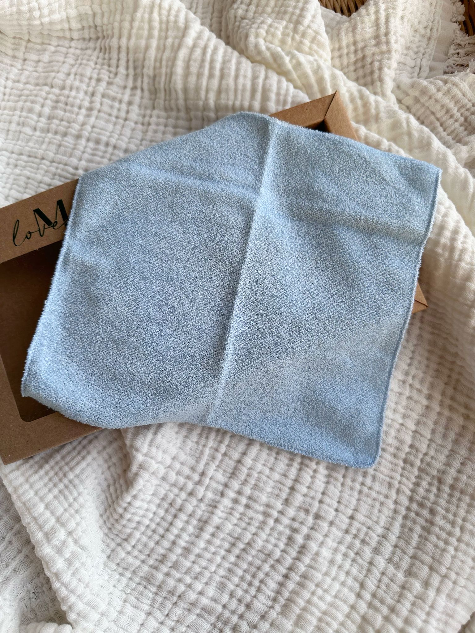 Organik Pamuk Kumaşlı Bebek Ağız Mendil