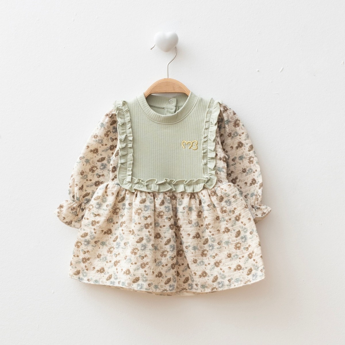 Moonaself Baby Çıtır Çiçekli Elbise