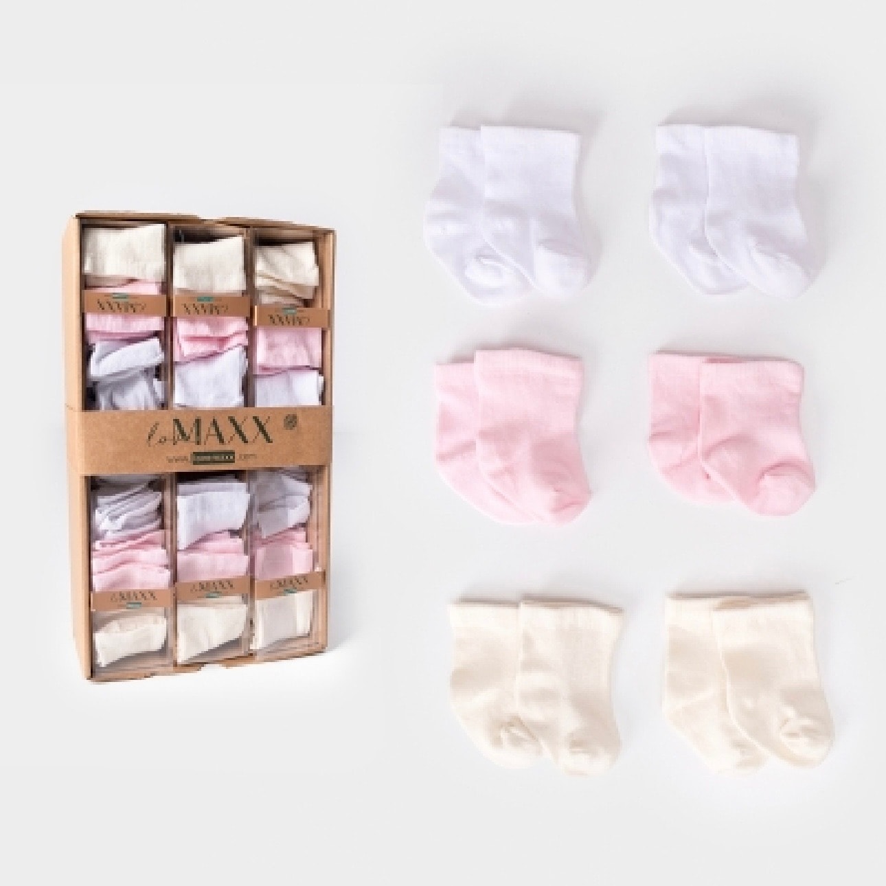 MOONASELF BABY 0/3-3/6 AY PAMUKLU 6LI ÇORAP