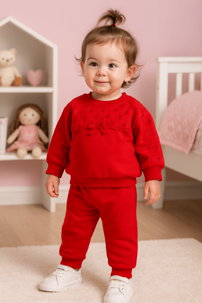 BRODE GÖVDELİ KIZ BEBEK 2Lİ TAKIM
