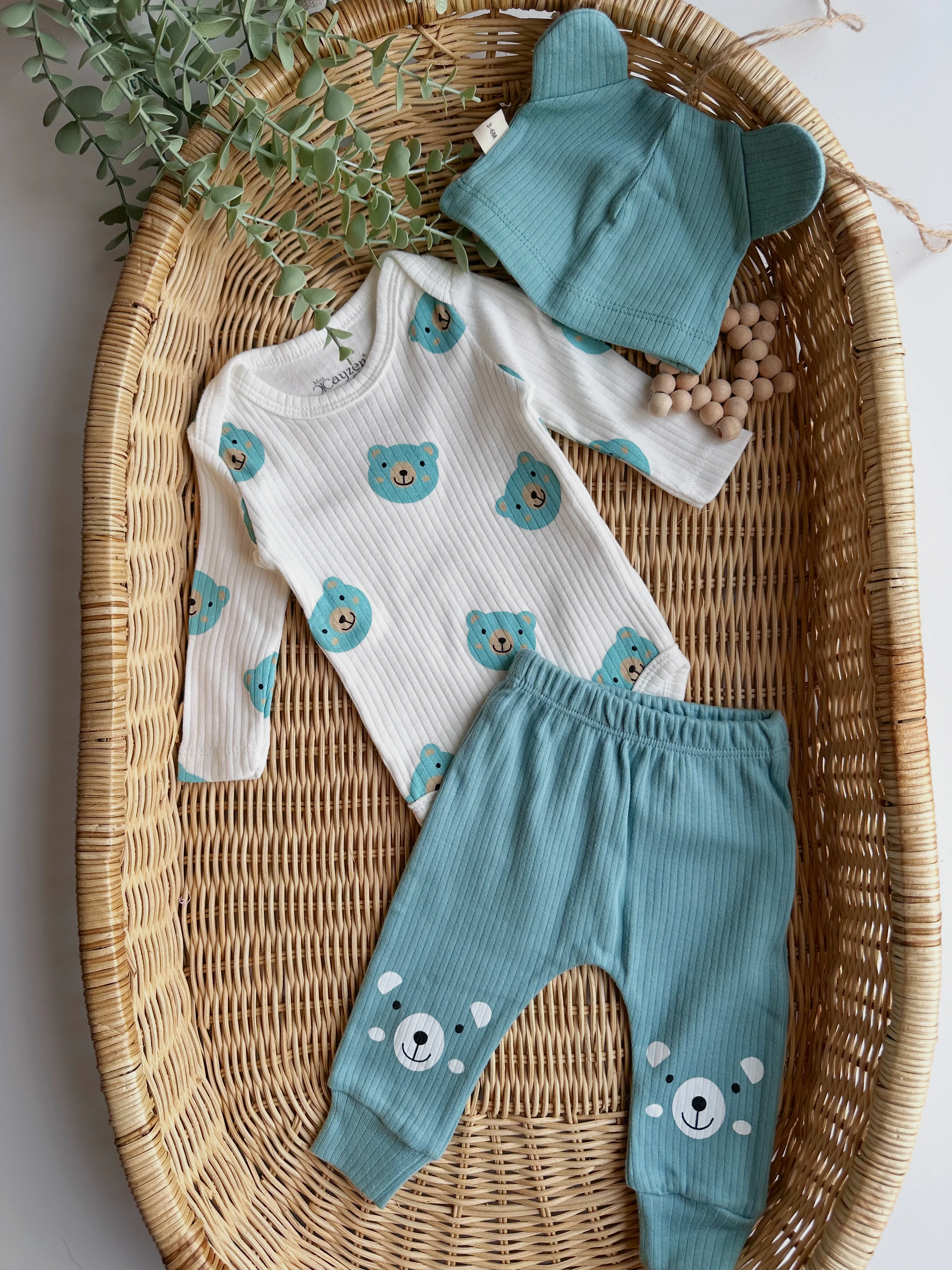 AYICIK DESENLİ 3'LÜ TAKIM