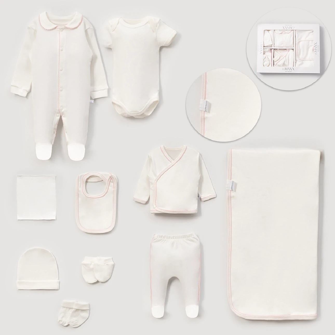 Moonaself Baby 0-3 Ay 10lu Hastane Çıkış Seti