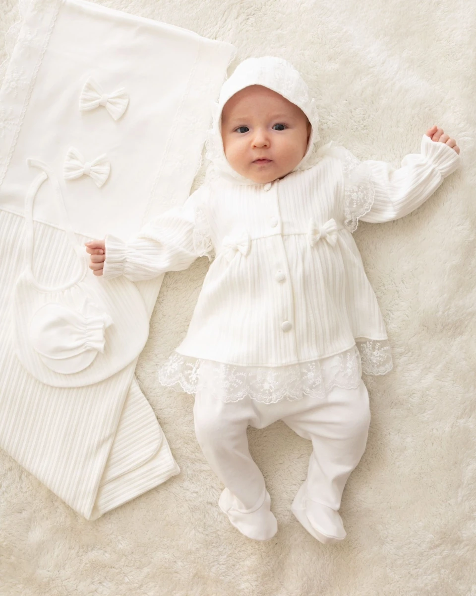 Moon Baby Monalısa Organik Pamuklu 10'lu Hastane Çıkış Seti