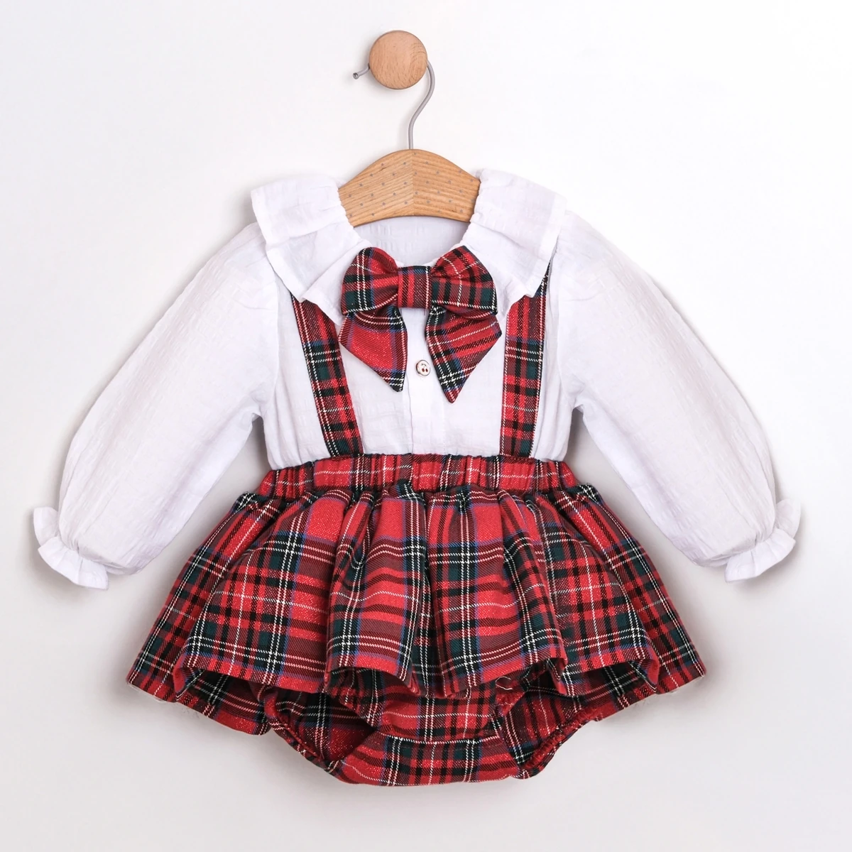 Moon Baby Violet Kız Bebek Çantalı Elbise