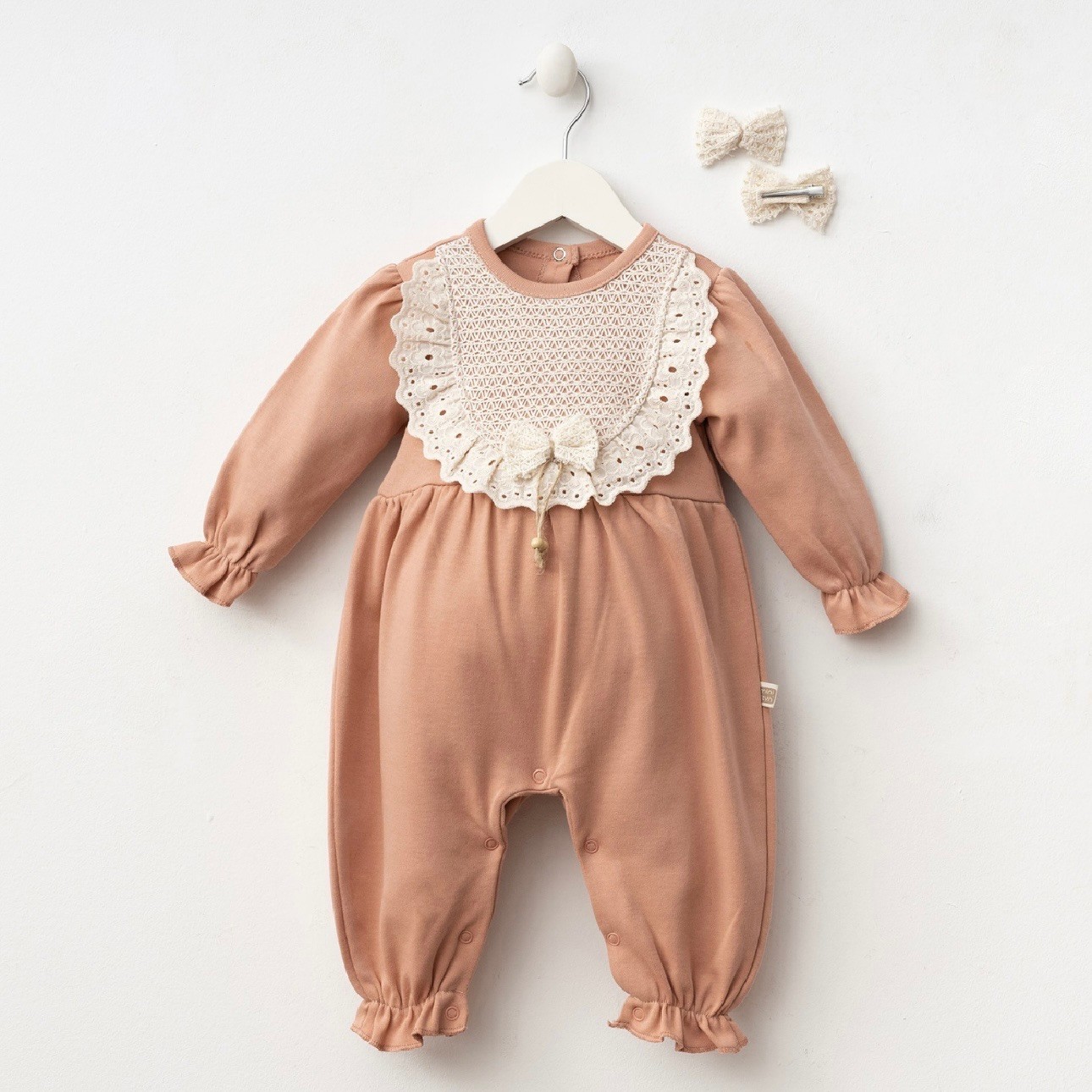 Moonaself Baby Amelıa Tokalı Kız Bebek Tulum