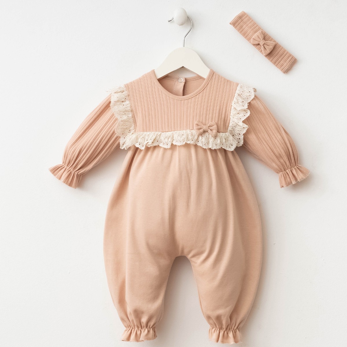 MOONASELF BABY 0-3/ 3-6/ 6-9 AY MADAMME DANTEL DETAYLI TULUM