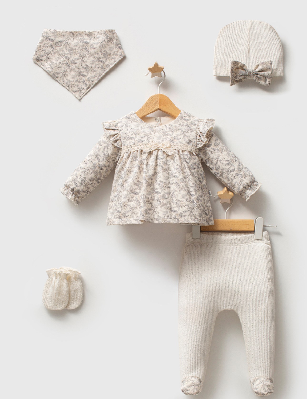 Moonaself Baby 0-3 Ay Lıttle Honey 5li Set