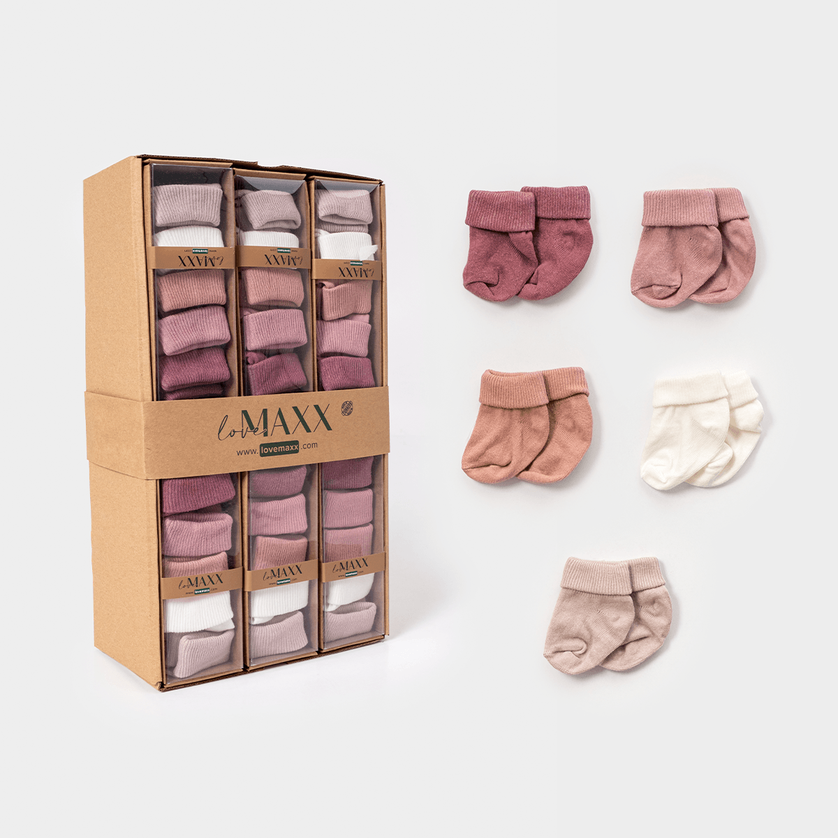 MOONASELF BABY 0/3-3/6 AY PAMUKLU 6LI ÇORAP