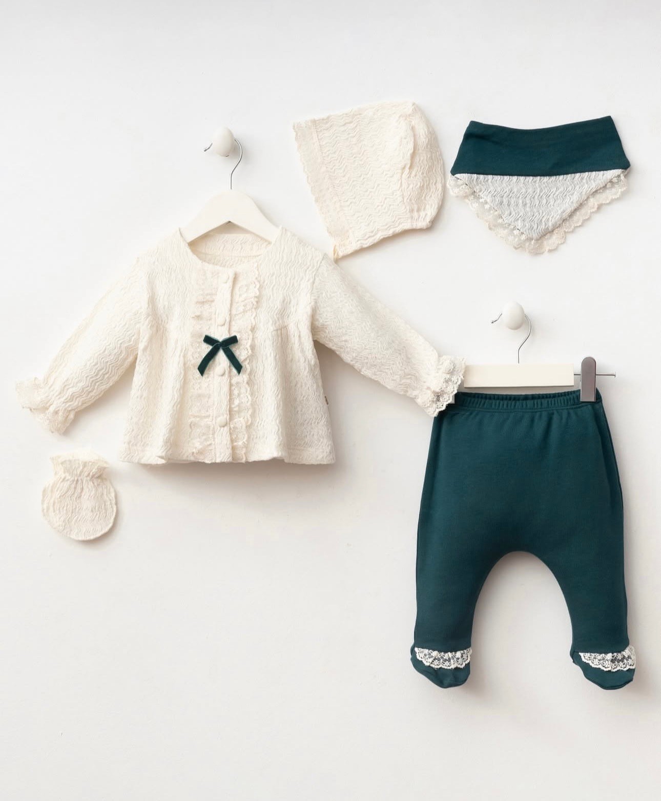 MOONASELF BABY KIZ 0-3 AY VICTORIA 5Lİ SET