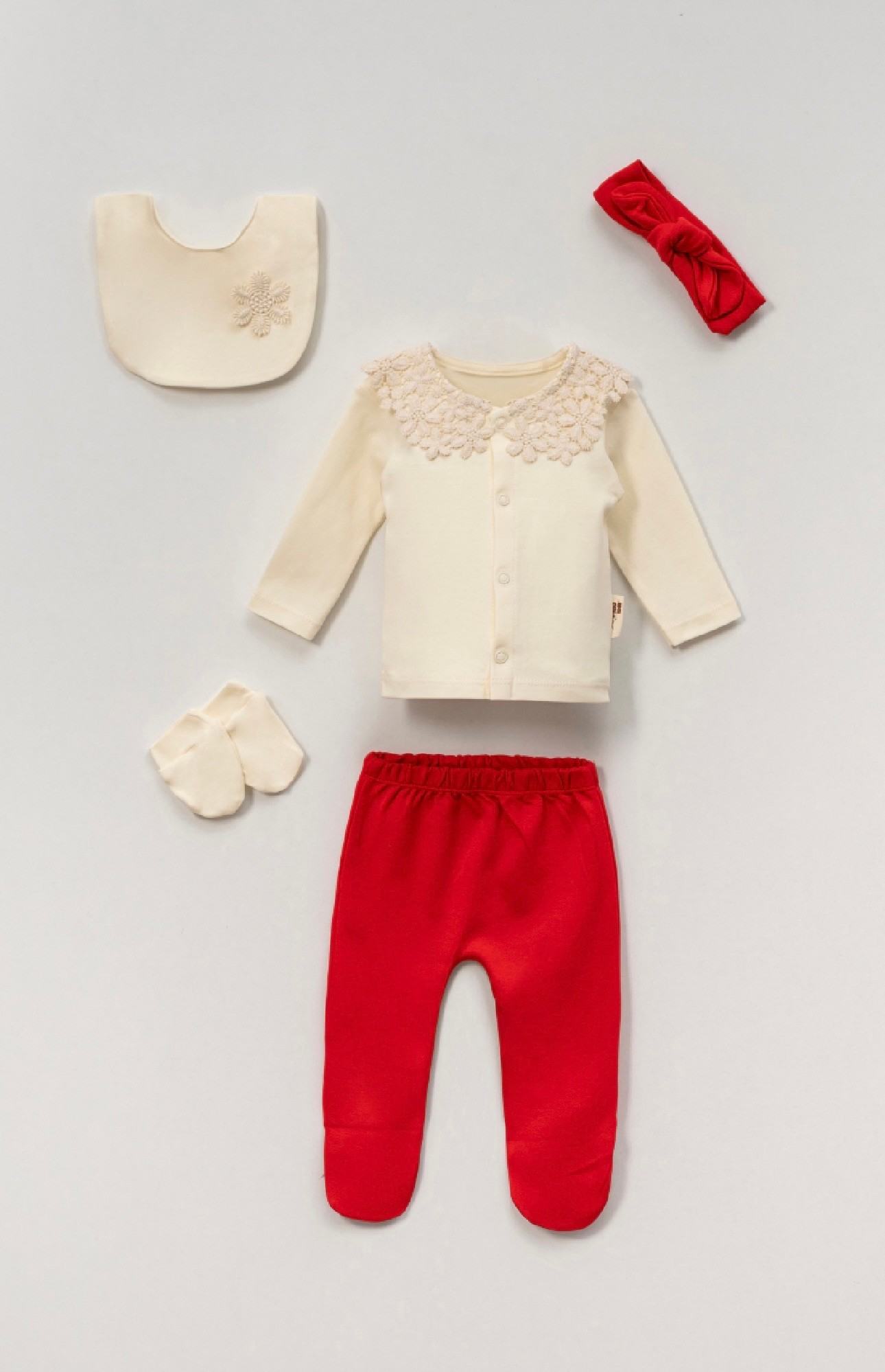 Moonaself Baby 3 Ay Vintage 5li Set