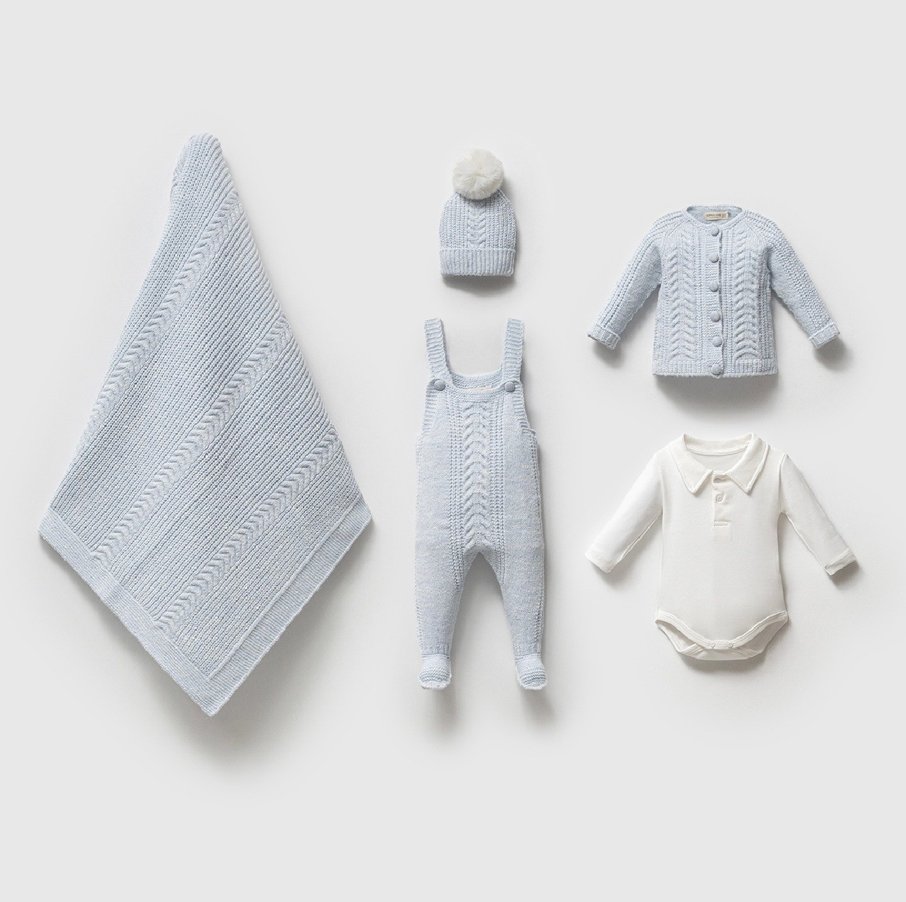 Moonaself Baby 0-3 Ay Salopetli Triko 5li Set