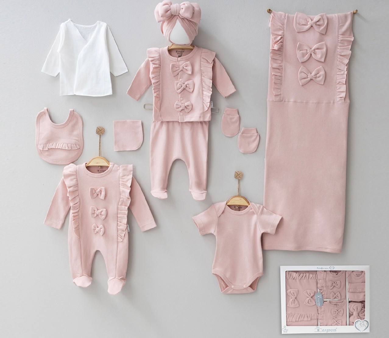 Moonaself Baby 0-3 Ay Fiyonk Detay 10lu Set