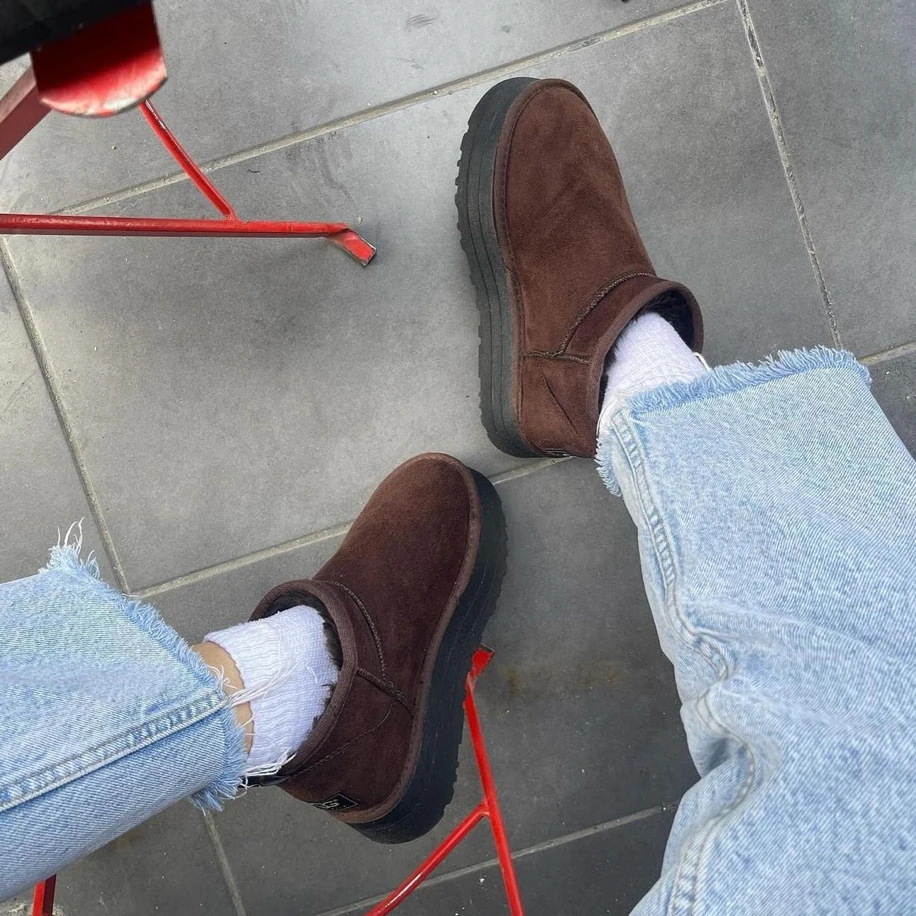 Mini Platform Dark Brown