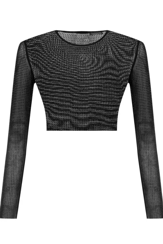N24KN15133 NOCTURNE CROP TOP Moja - Öncü Markaların Buluşma Noktası