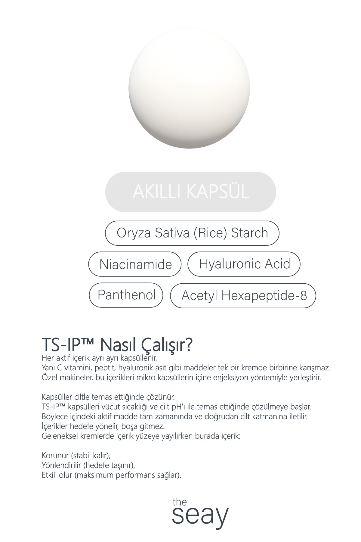 Akıllı Kapsül Krem – Arındırıcı & Aydınlatıcı Etki, Gözenek Sıkılaştırıcı | TS-IP™ Teknolojisi