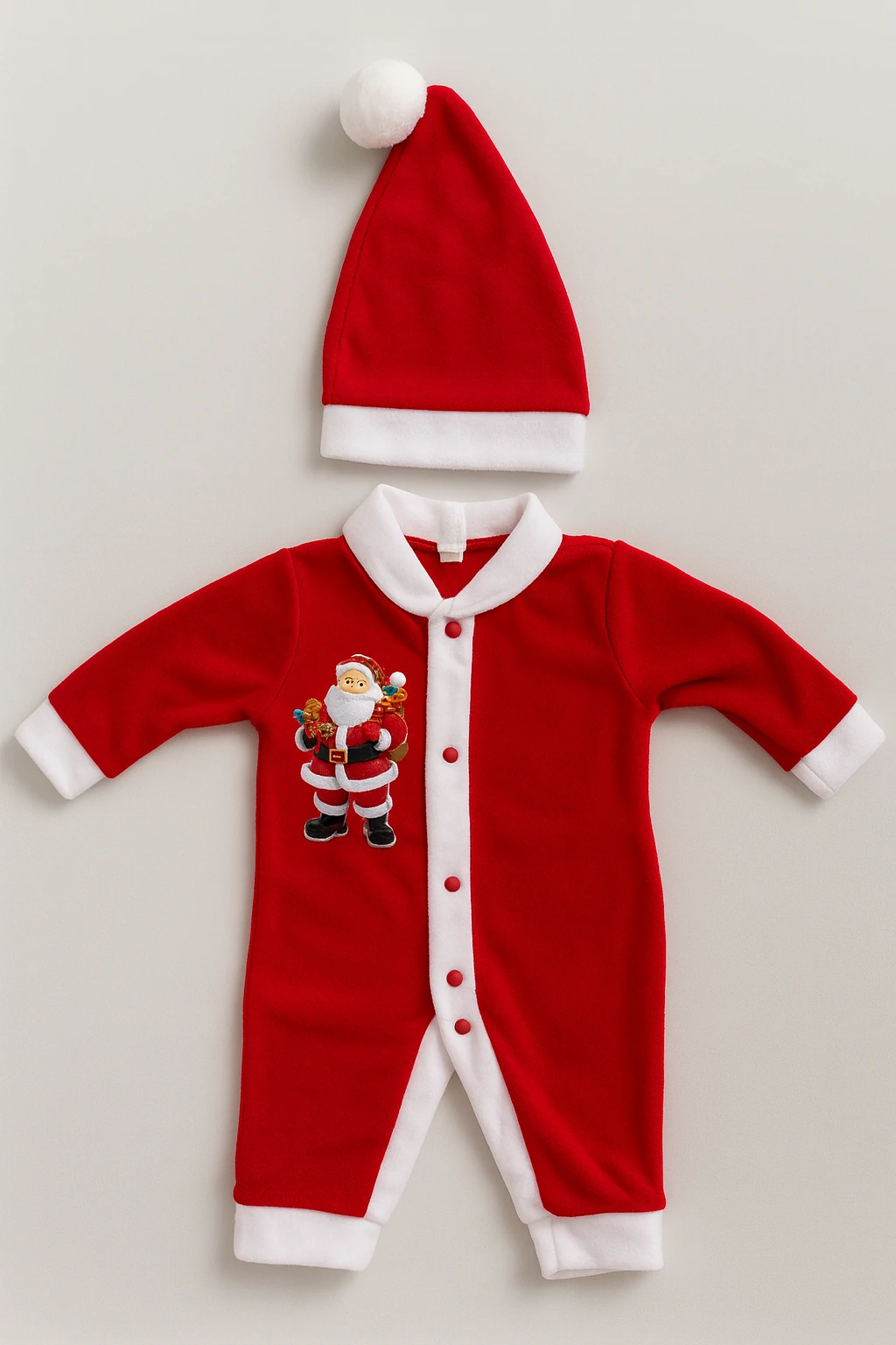 Bebek & Çocuk Noel Yılbaşı Takımı Kişiye Özel Nakış