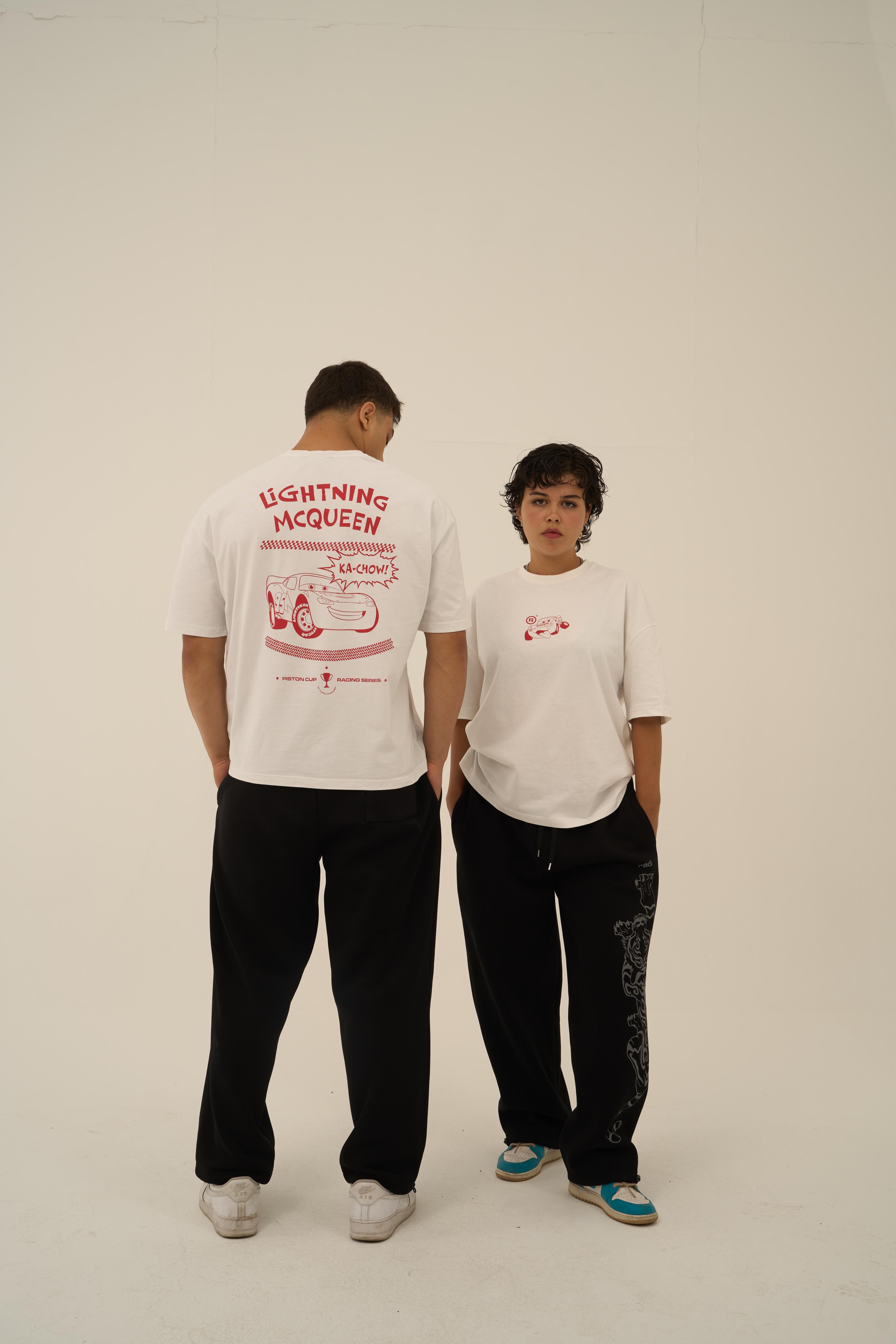şimşek mcqueen oversize tshirt