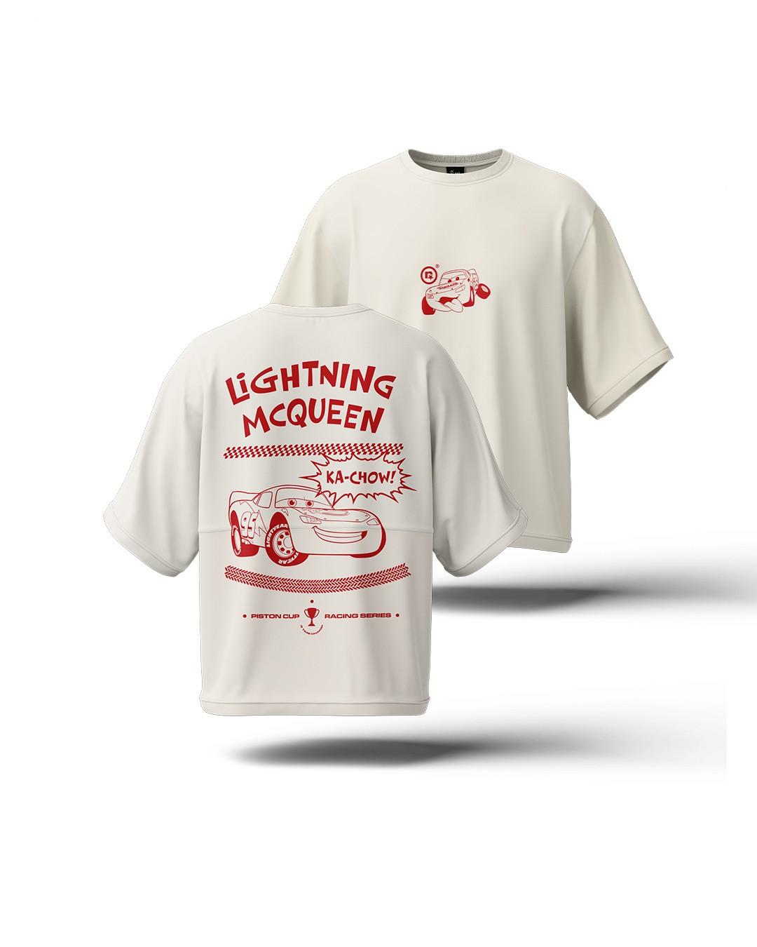 şimşek mcqueen oversize tshirt