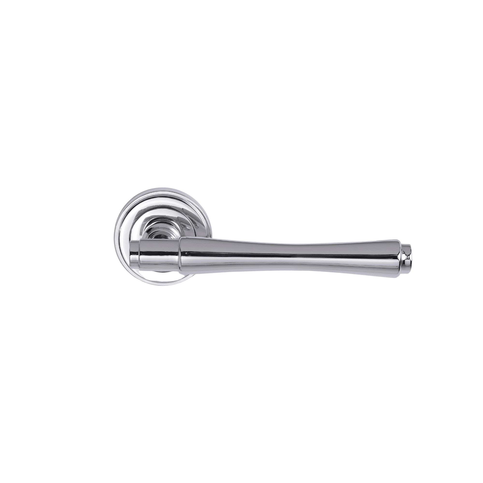 Conchiglia Door Handle on Rose Gold Color with Rustic