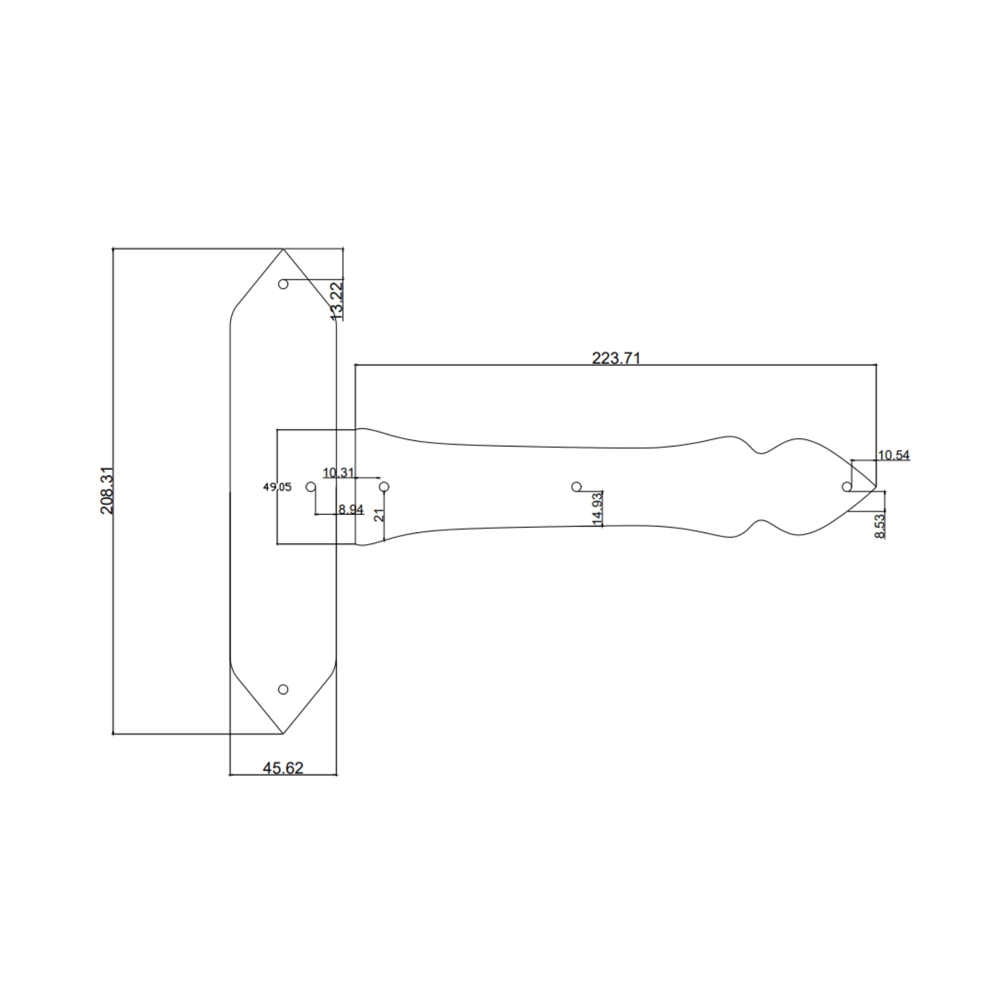 GardenForge serisi G013 Menteşe Sarı Oksit
