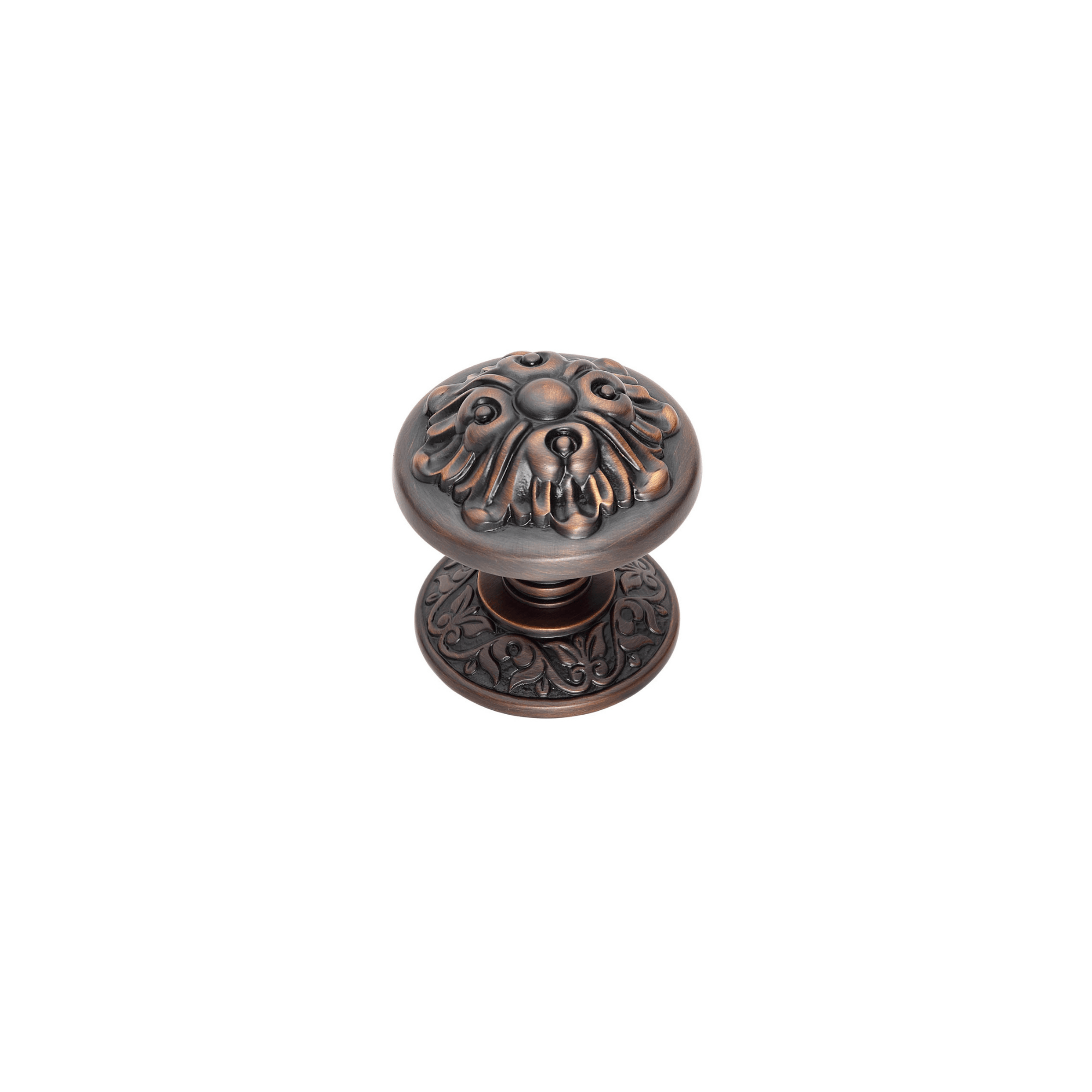 Blossom Door Knob - Copper Oxide