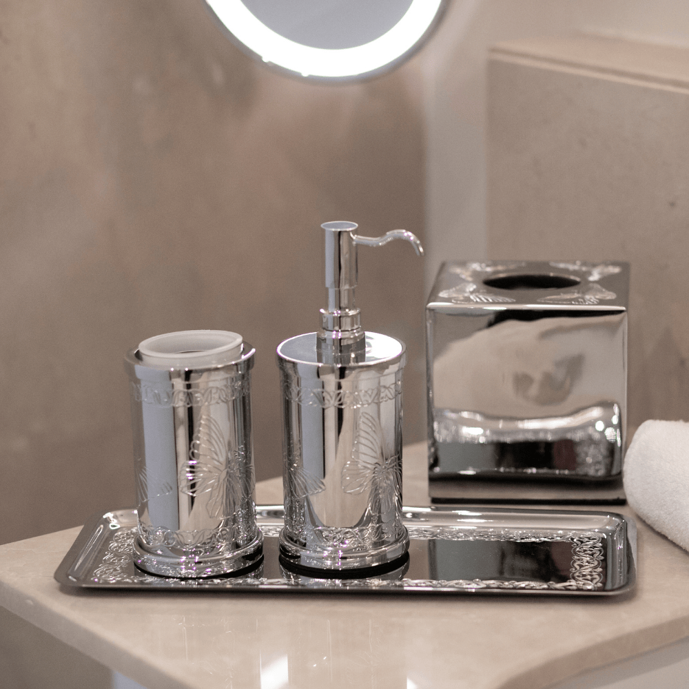 Butterfly Banyo Seti-Vistadorodekor