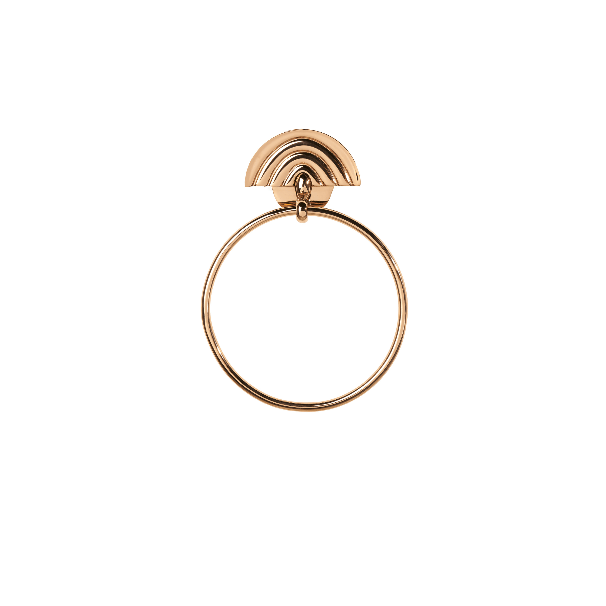 Newmoon Yuvarlak Havluluk Bronz