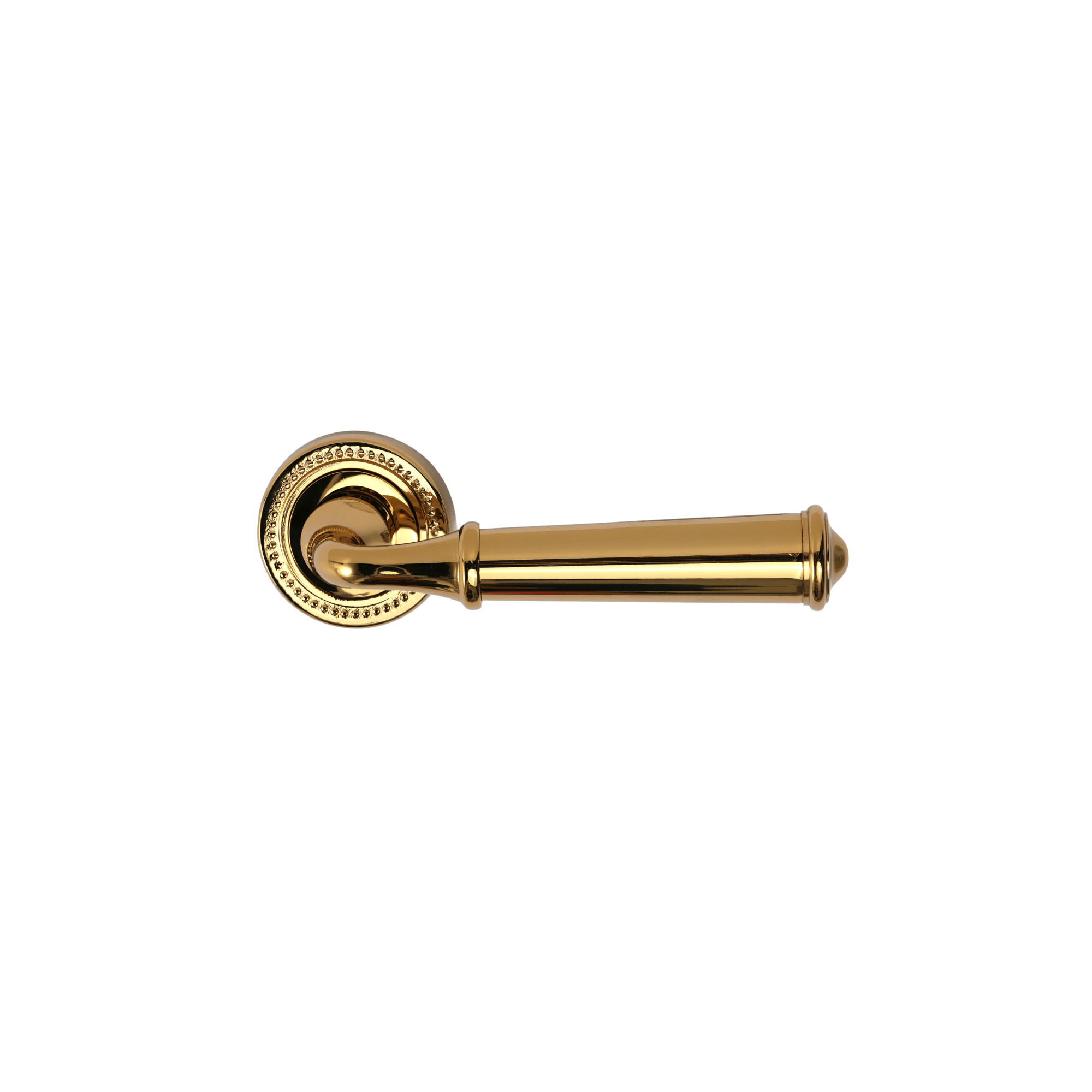 Louvre Door Handle on Rose Gold Color