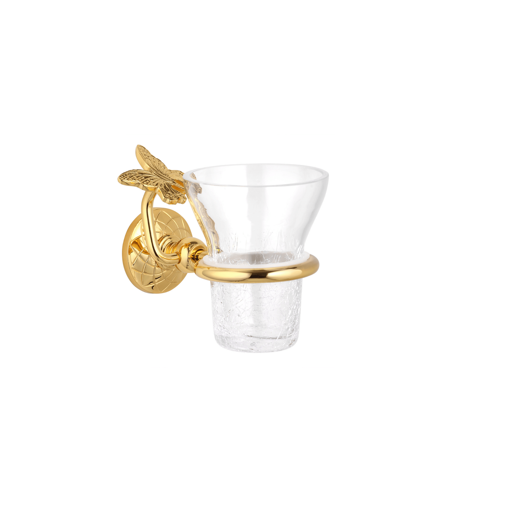 Butterfly Duvara Monte Diş Fırçalık 24 Ayar Altın