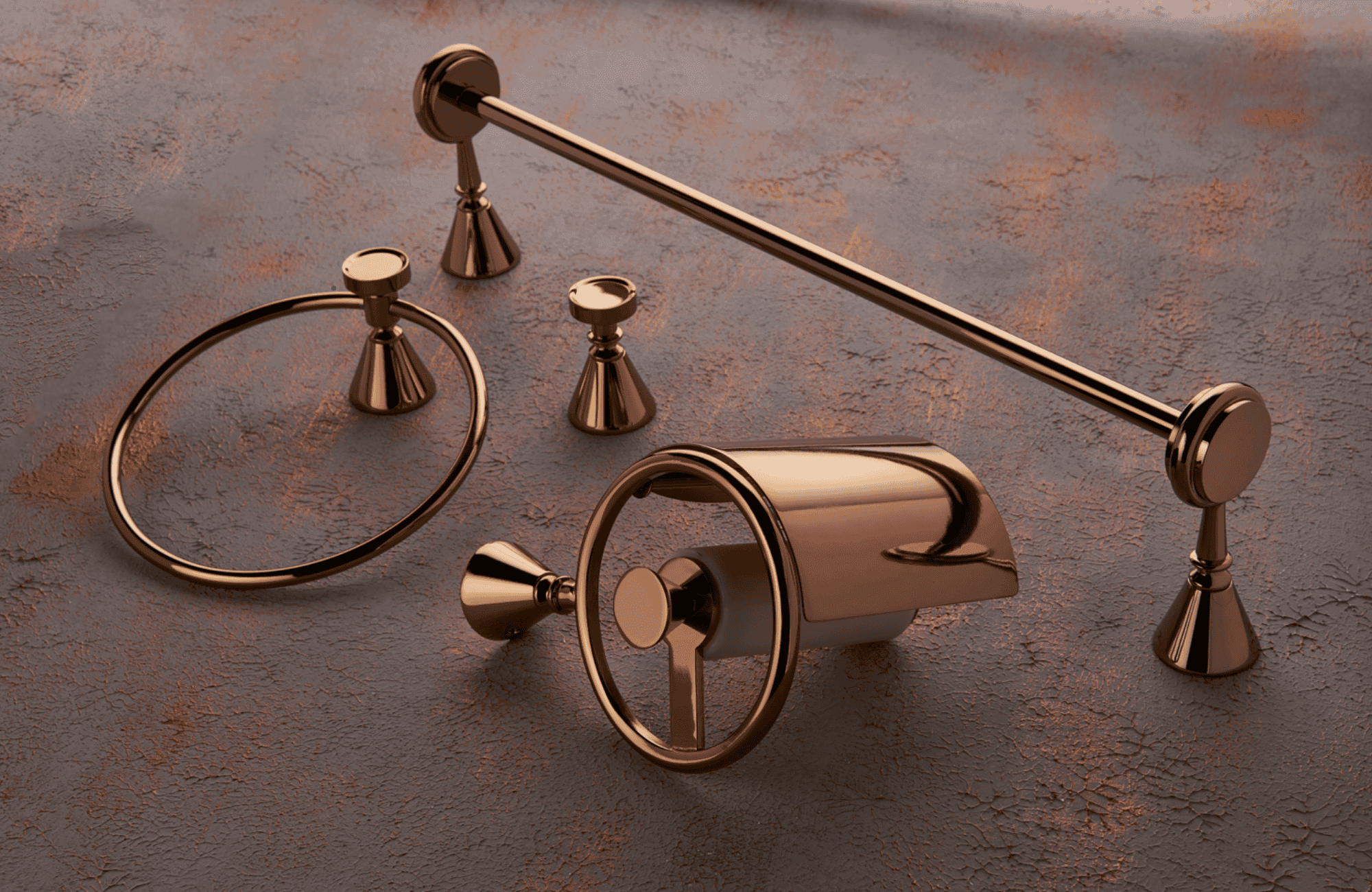 Anello Yuvarlak Havluluk Bronz