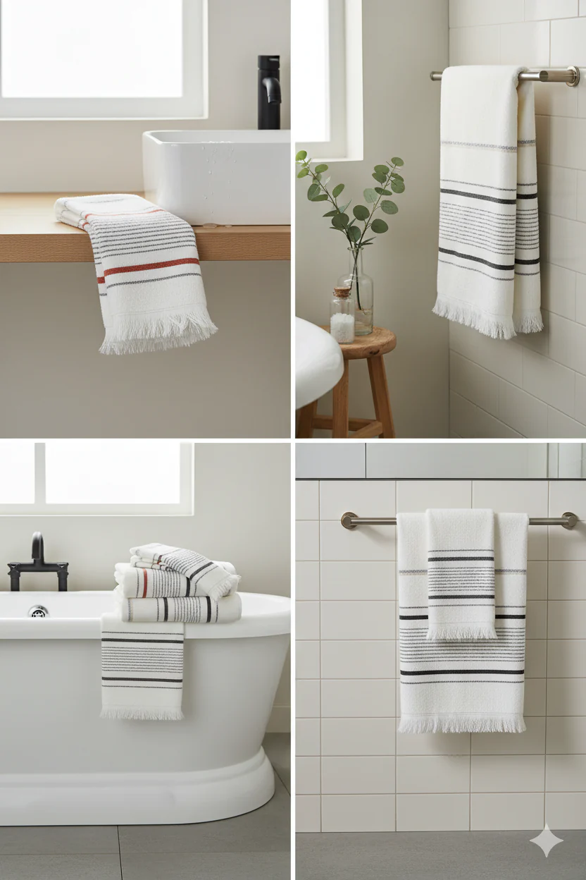 Dia Yüz Havlusu Somon