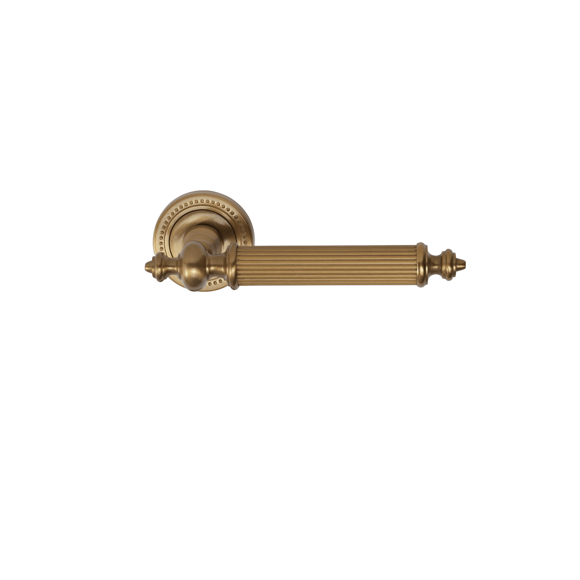 Antik Door Handle on Rose Satin Gold