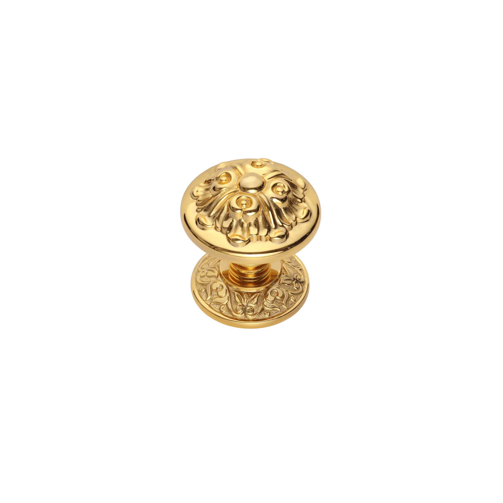Blossom Door Knob - 24 Karat Gold