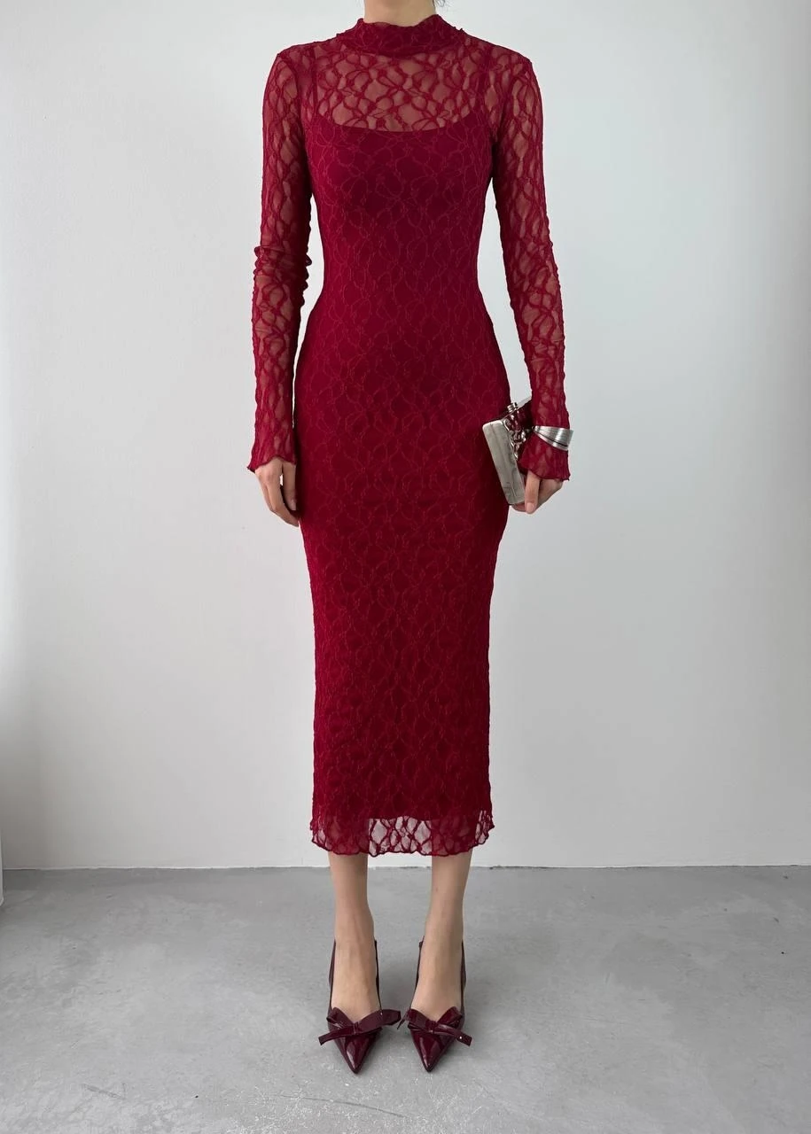 Vedo Çiçek Detaylı Elbise