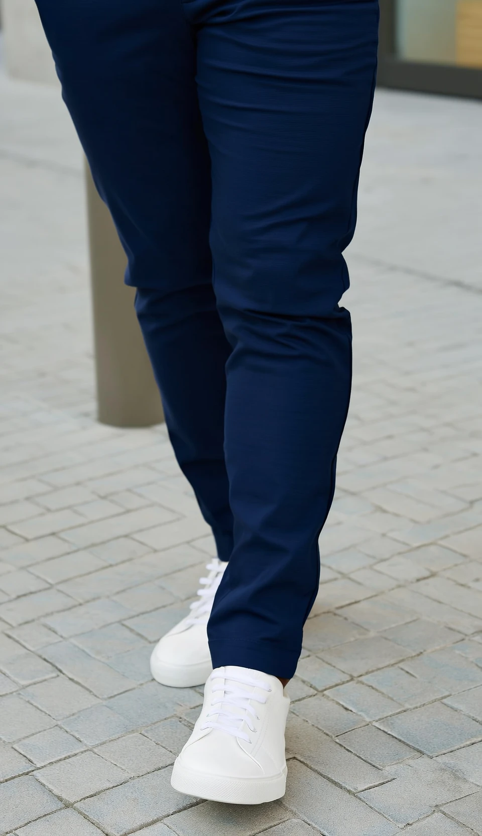 Erkek Cepli Slimfit Atlas Pantolon