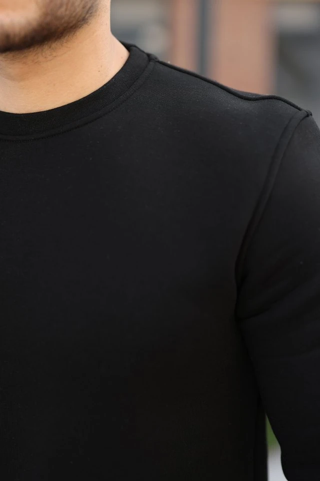 Erkek Üç İplik Şardonlu Sweatshirt