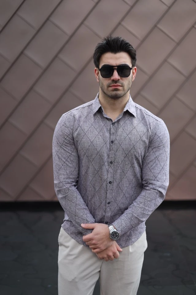 Erkek şamre Kumaş Gömlek