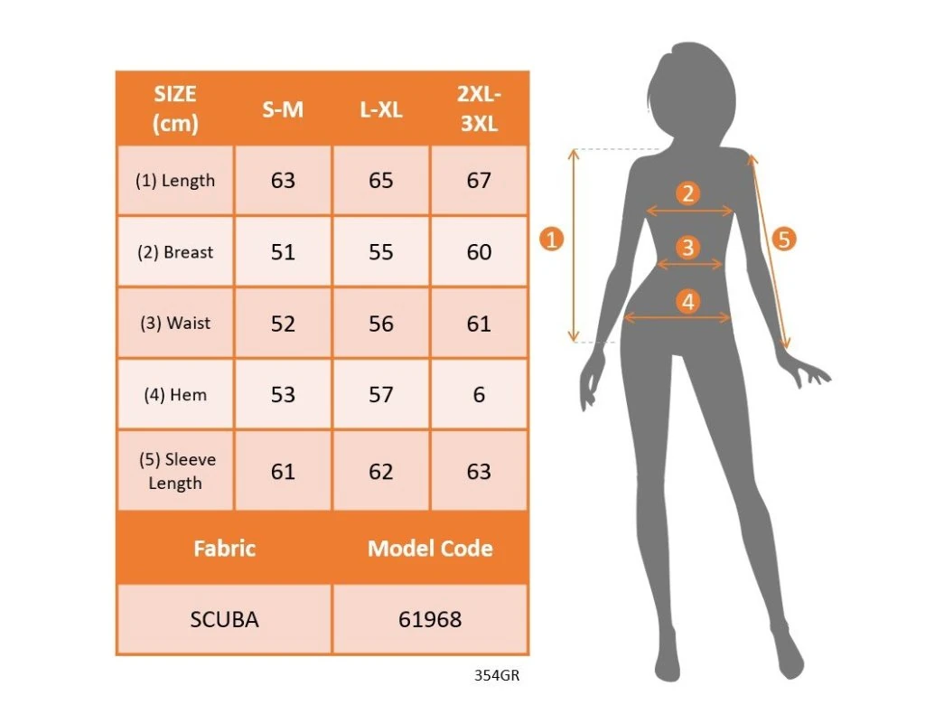 Kadın Uzun Kollu önü Açık Düğmeli Scuba Dalgıç Ceket