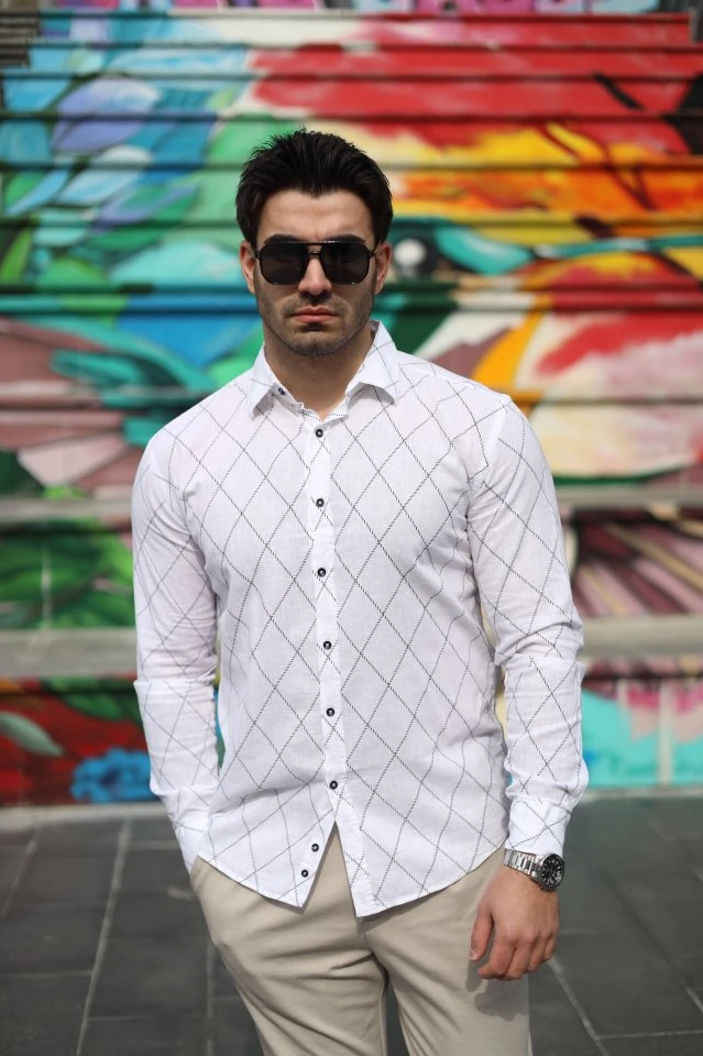 Erkek şamre Kumaş Gömlek