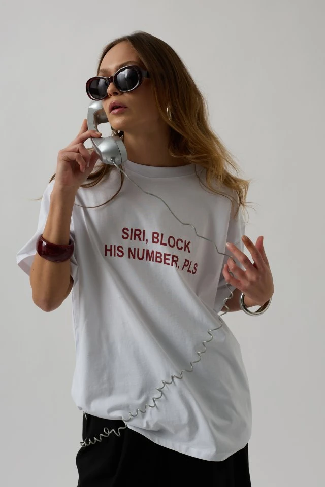 Ön Baskılı Oversize T-Shirt