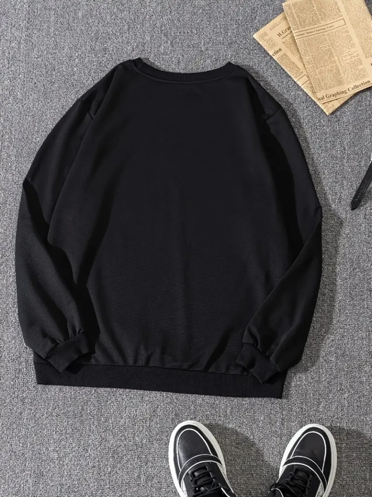 Erkek Uzun Kollu Baskı Detaylı Iki Iplik Sweet