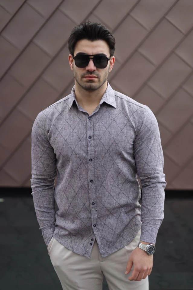 Erkek şamre Kumaş Gömlek