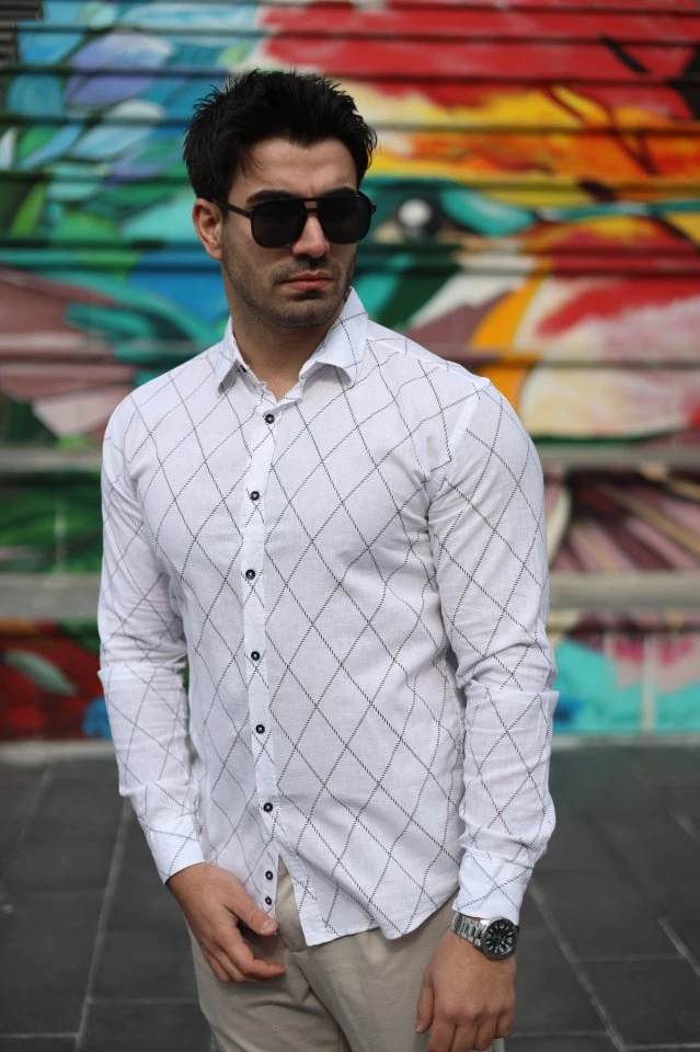 Erkek şamre Kumaş Gömlek