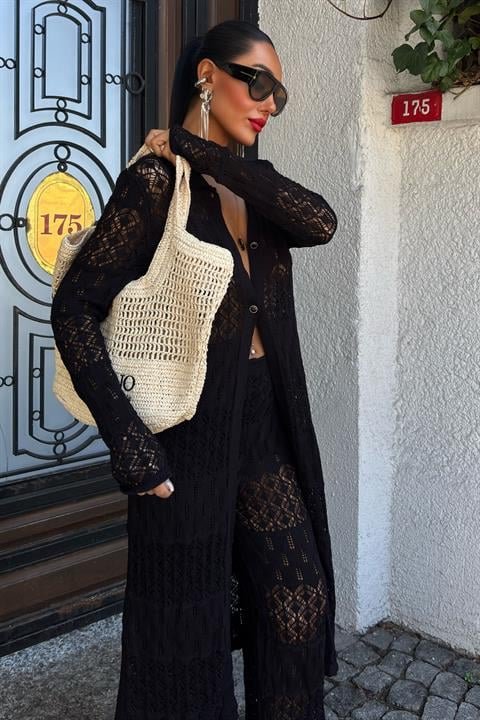 Bridget Ajurlu Uzun Hırka Takım 9881