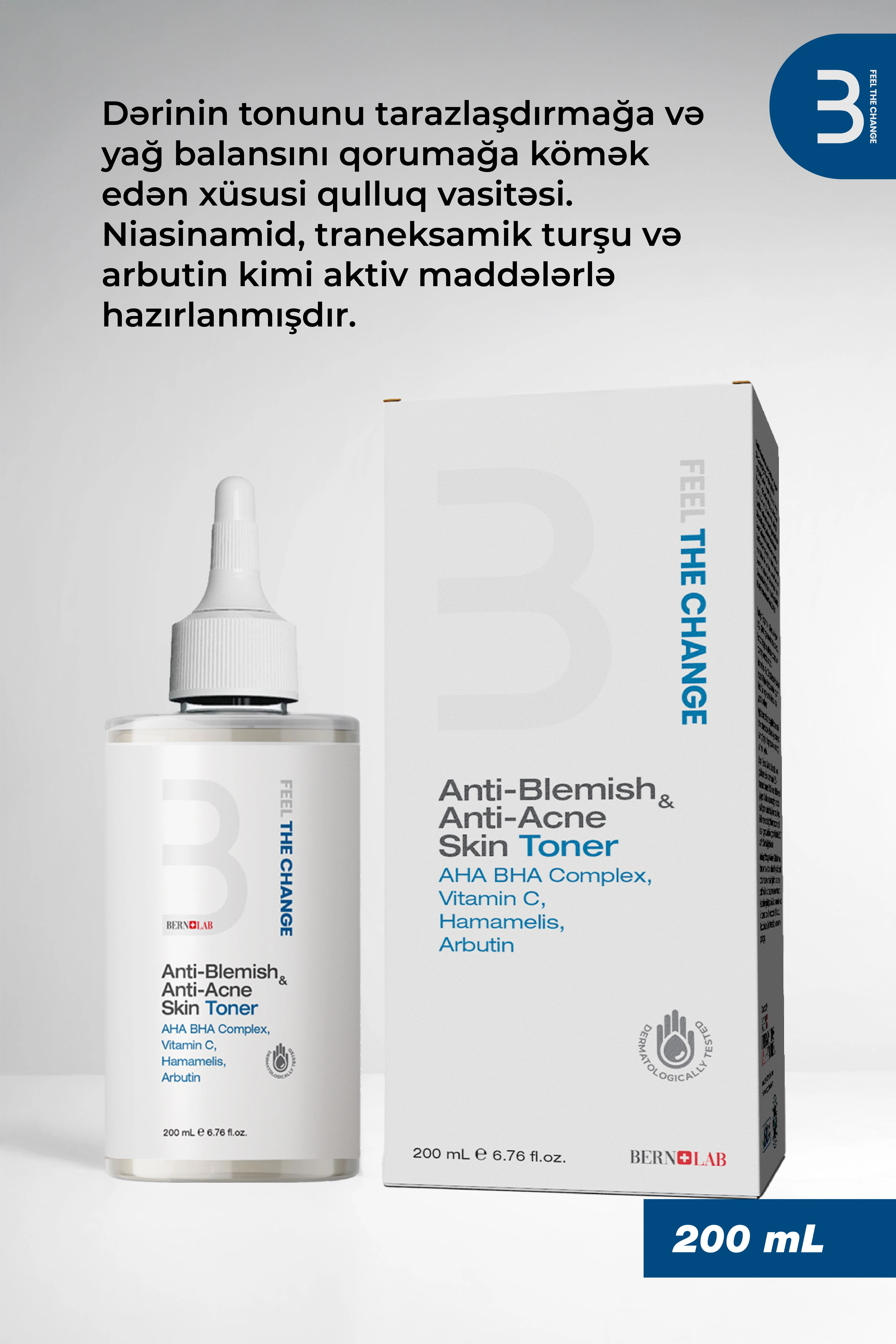 Anti-Ləkə və Anti-Sızanaq Dəri Toneri