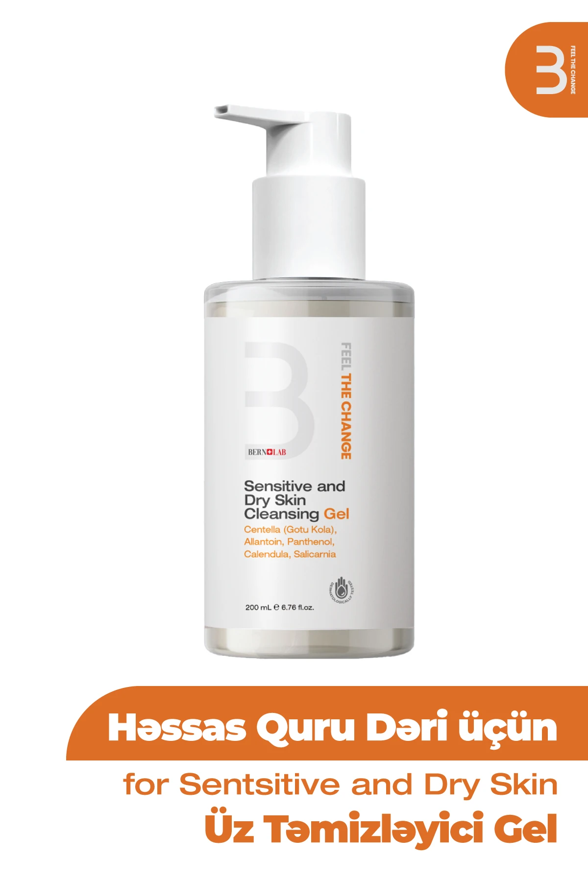 Həssas Quru Dəri Təmizləyici Geli