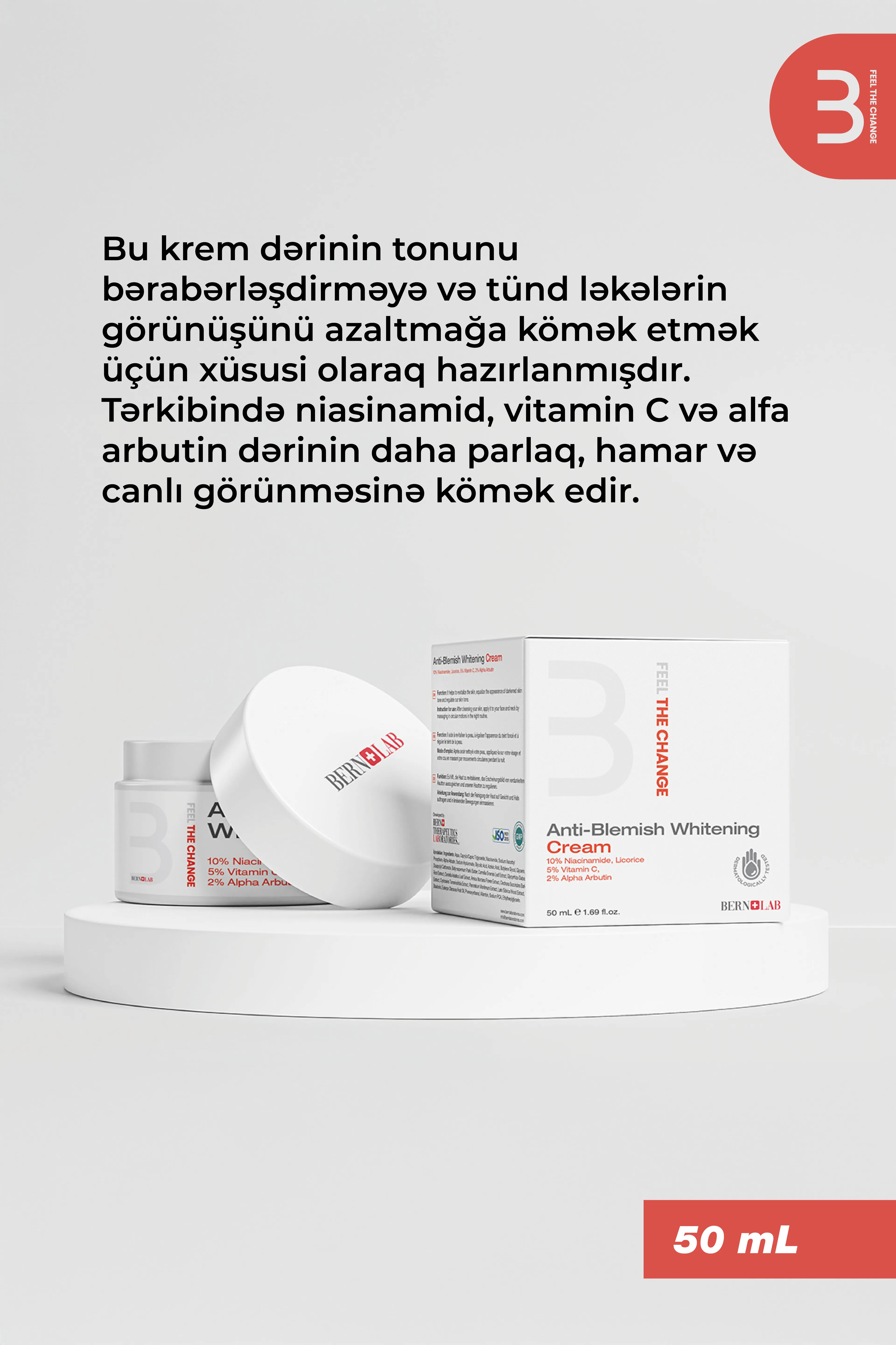 Anti-Ləkə Ağardıcı Krem