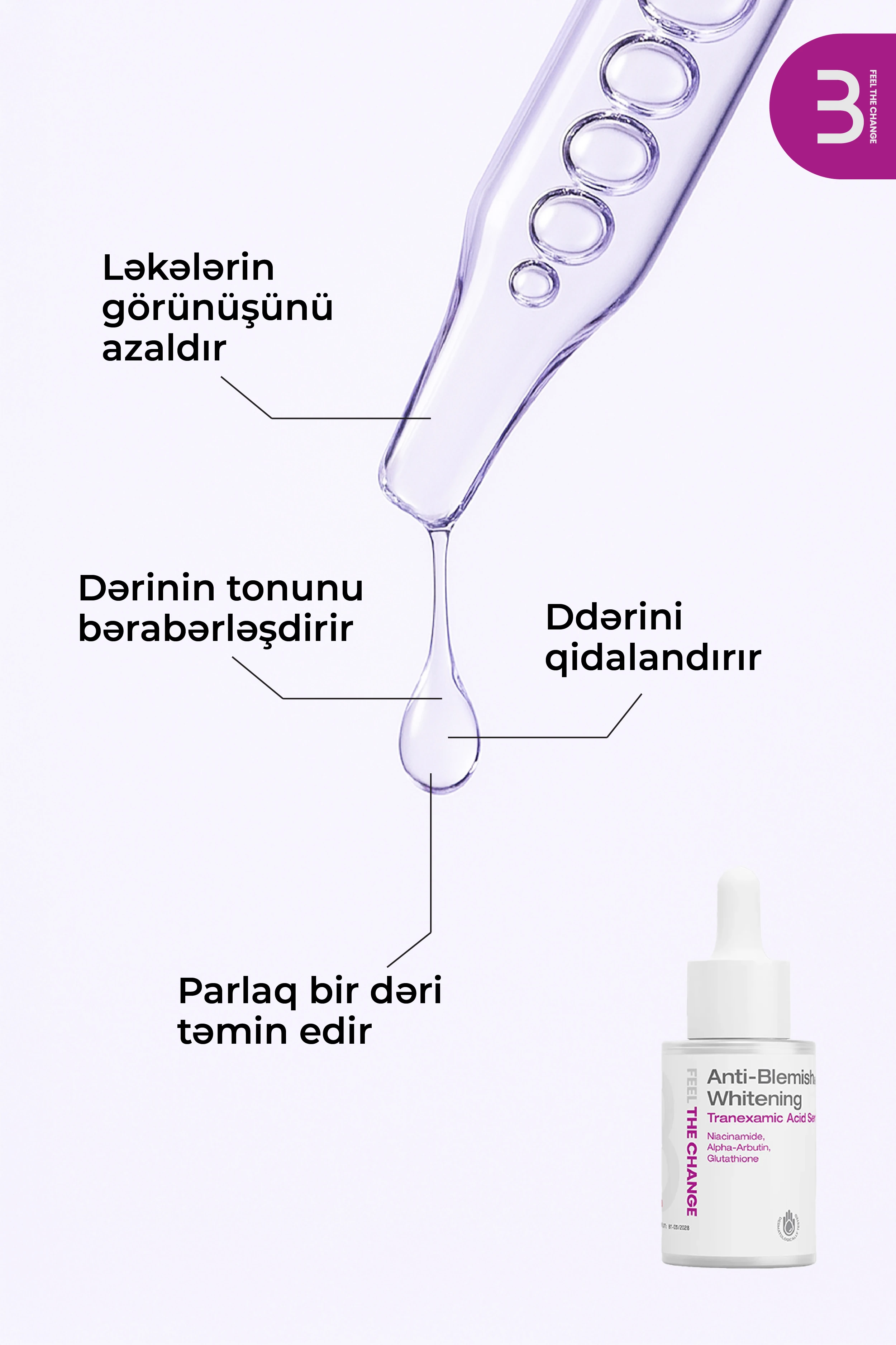 Anti-Ləkə və Ağardıcı Traneksamik Turşu Serumu