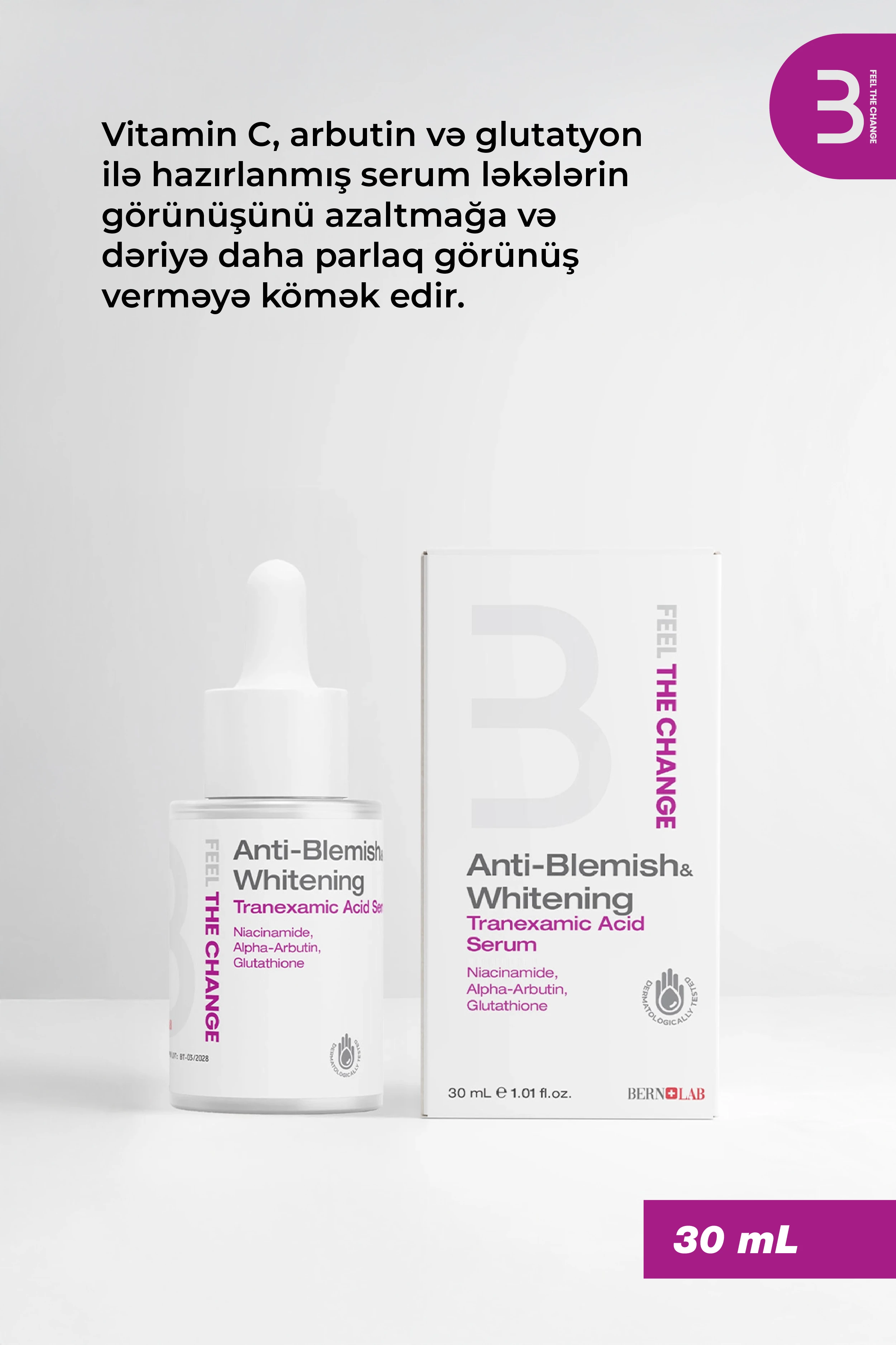 Anti-Ləkə və Ağardıcı Traneksamik Turşu Serumu