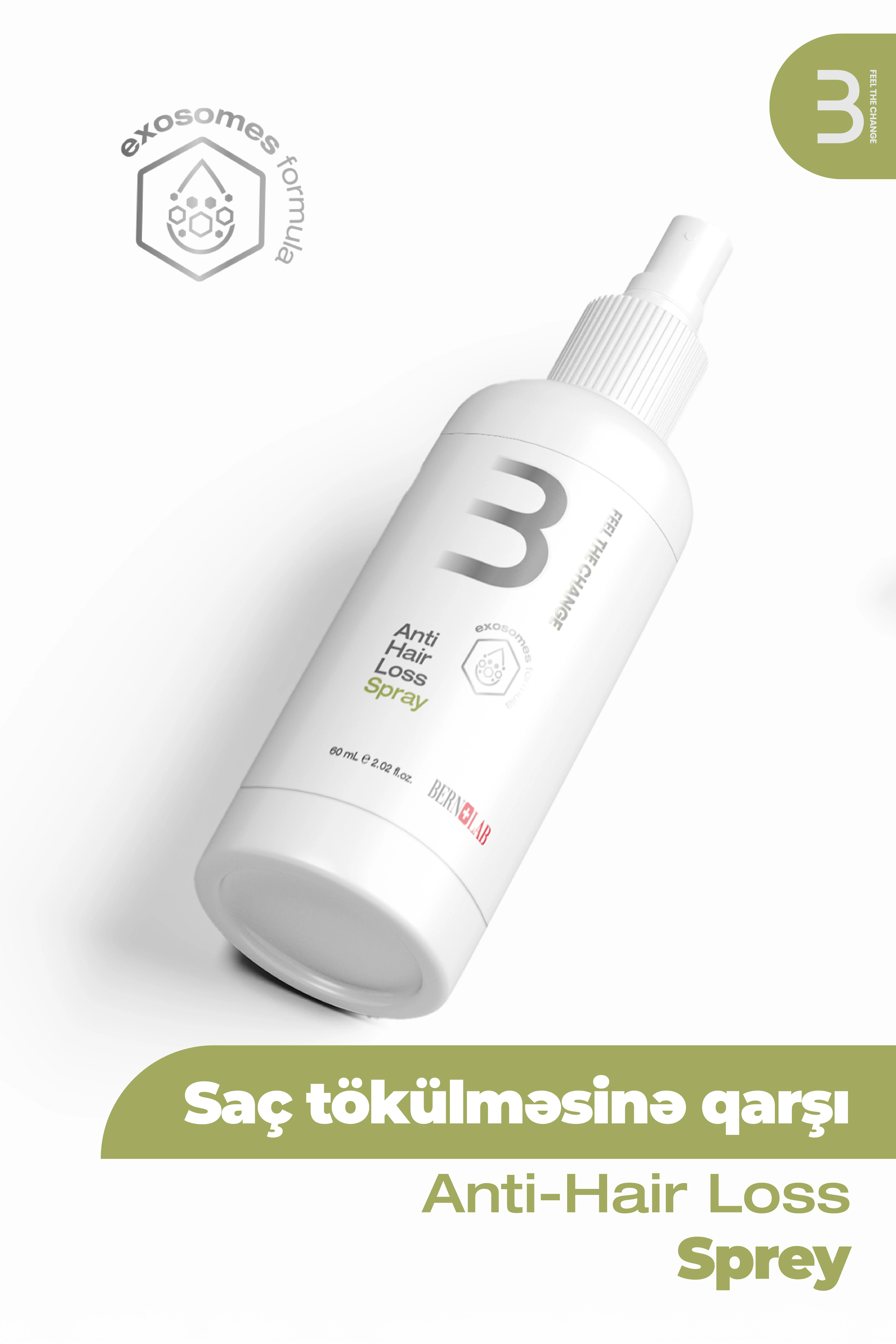 Eksozomlu Saç Tökülməsinə Qarşı Sprey